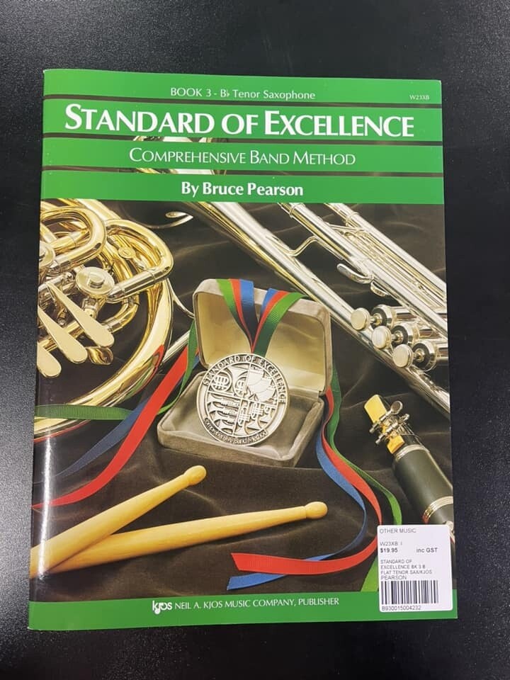 Standard of Excellence Tenor Saxophone Book 3
