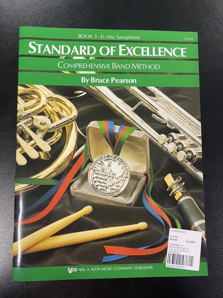 Standard of Excellence Alto Saxophone Book 3
