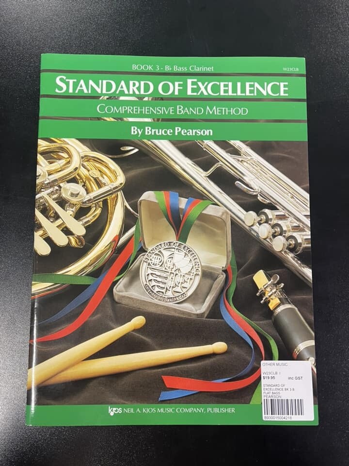Standard of Excellence Bass Clarinet Book 3