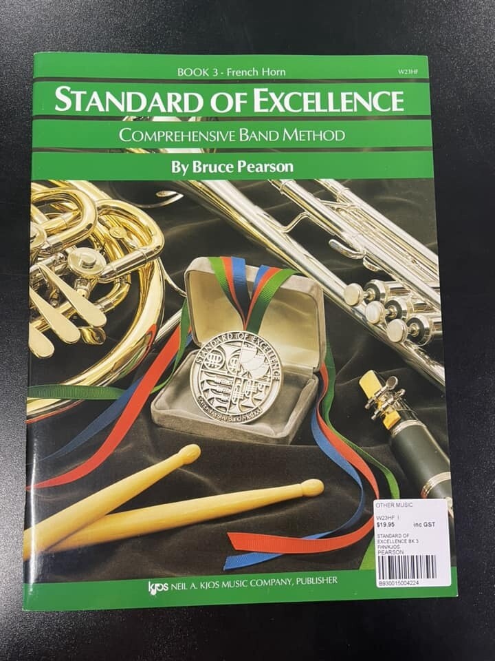 Standard of Excellence French Horn Book 3