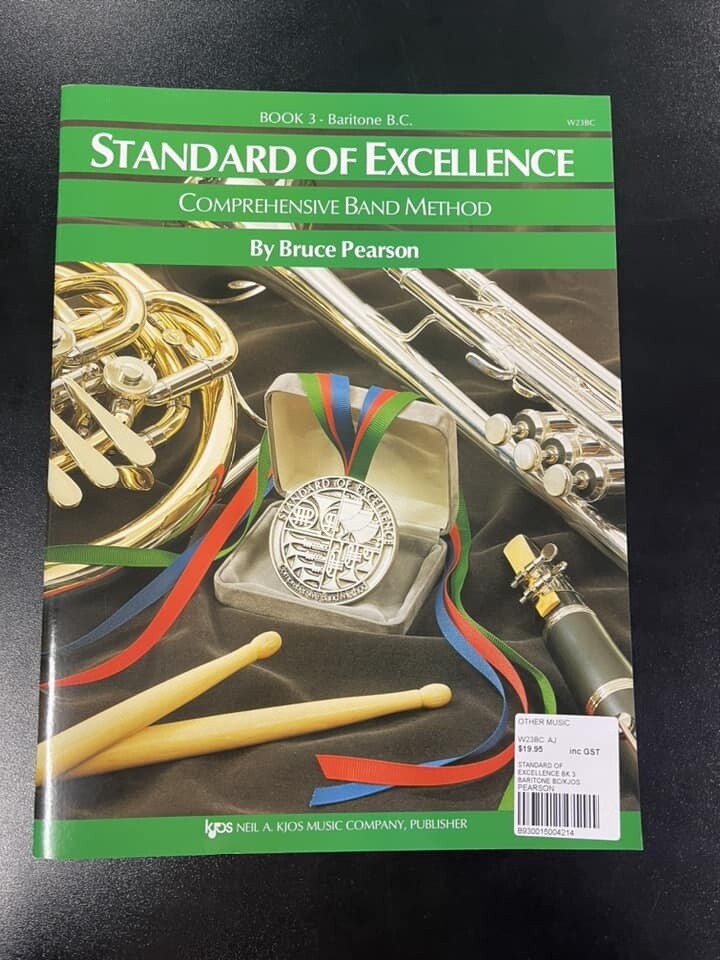 Standard of Excellence Baritone BC Book 3