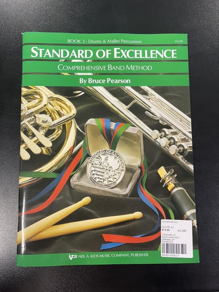 Standard of Excellence Drums and Mullet Book 3