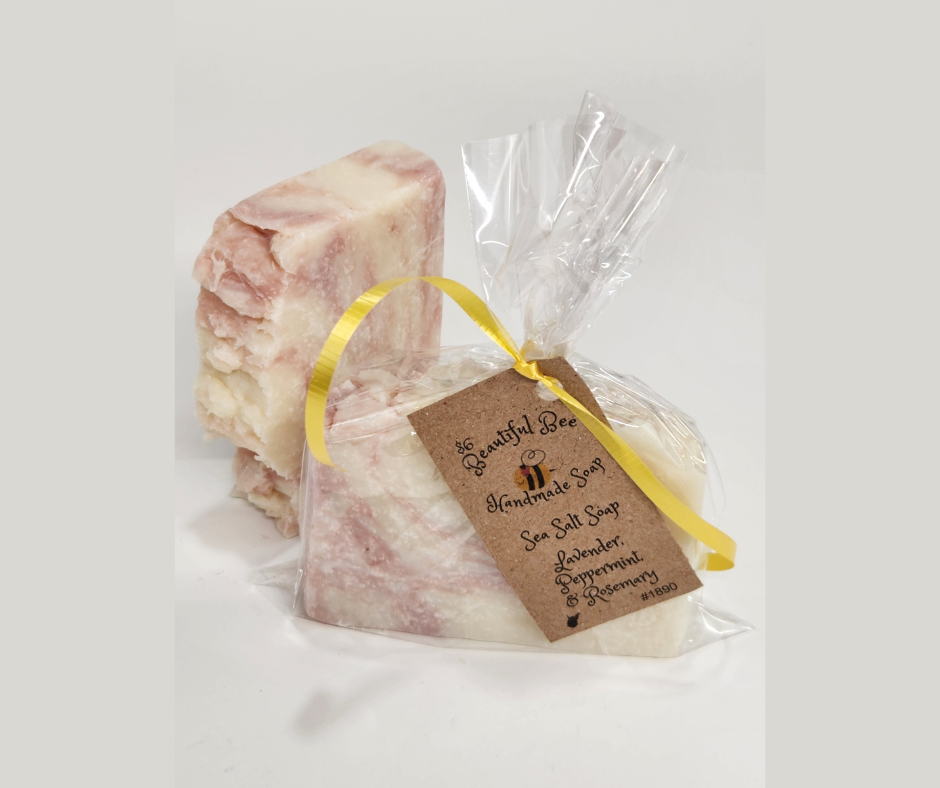 Lavender, Peppermint, & Rosemary "Spa Blend" Sea Salt Soap