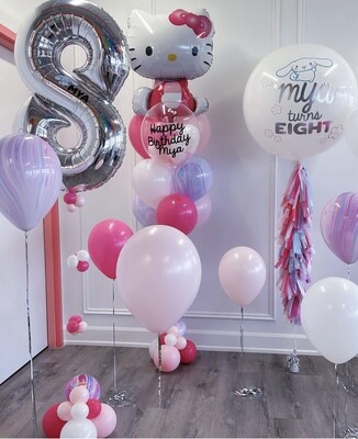 Customized Hello Kitty balloons