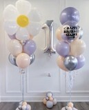 Customized balloons with daisy