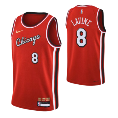 CITY SWINGMAN JERSEY #8 ZACH LAVINE 2021/2022