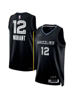 BLACK 2022 SELECT SERIES MVP SWINGMAN JERSEY #12 JA MORANT