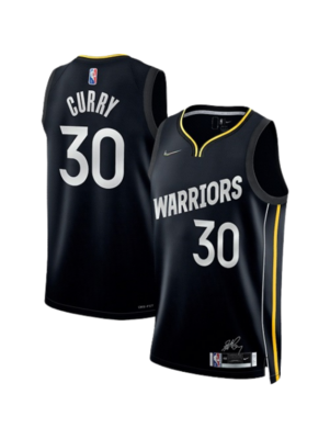 #30 STEPHEN CURRY BLACK 2022 SELECT SERIES MVP SWINGMAN JERSEY