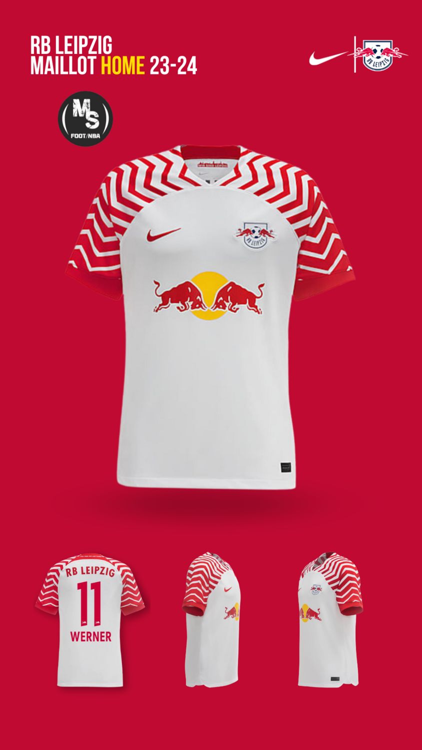 RB LEIPZIG MAILLOT DOMICILE 2023/2024