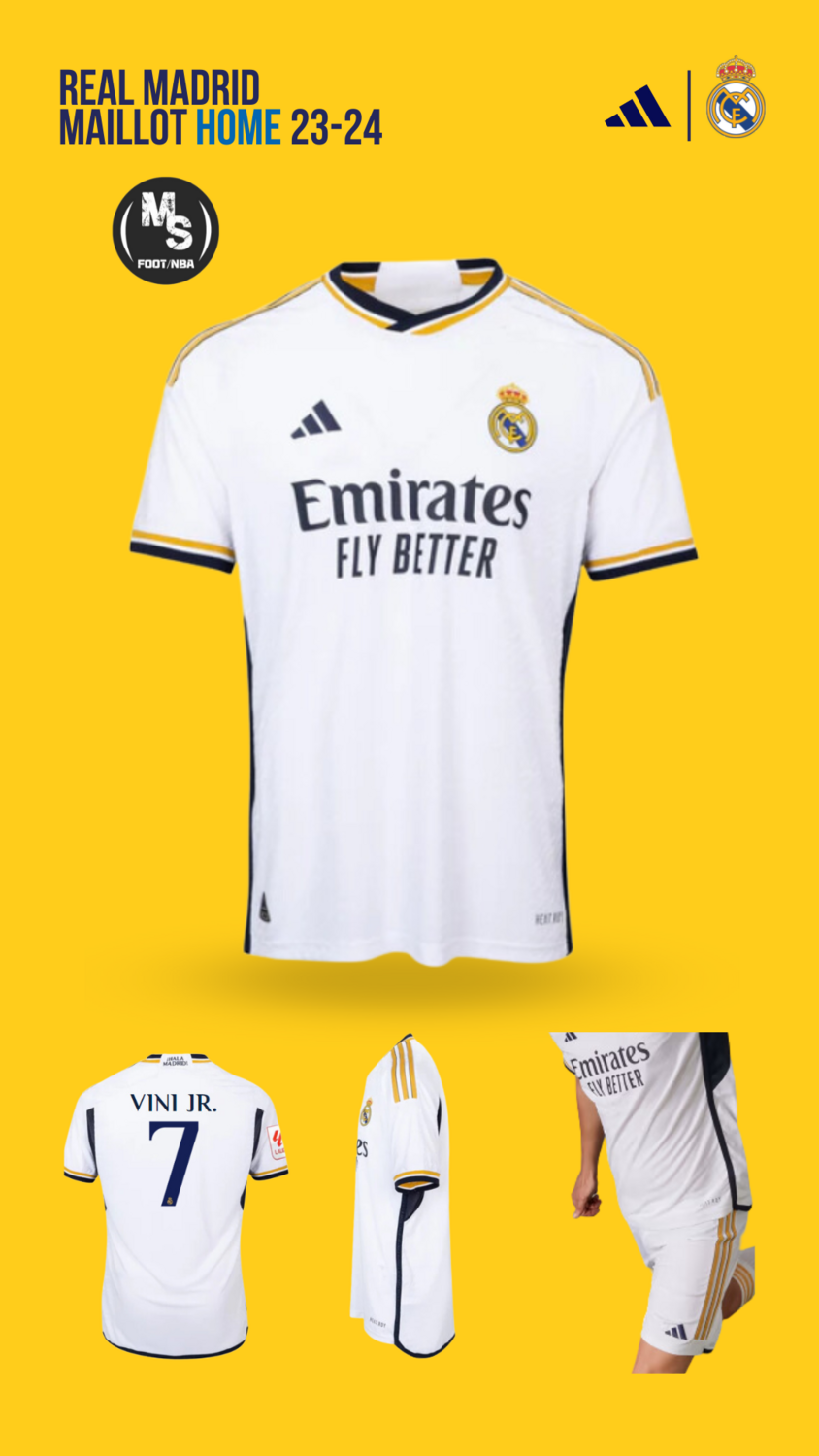 REAL MADRID MAILLOT DOMICILE 2023/2024