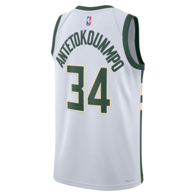 #34 GIANNIS ANTETOKOUNMPO MILWAUKEE BUCKS NIKE ASSOCIATION EDITION 2022/2023
