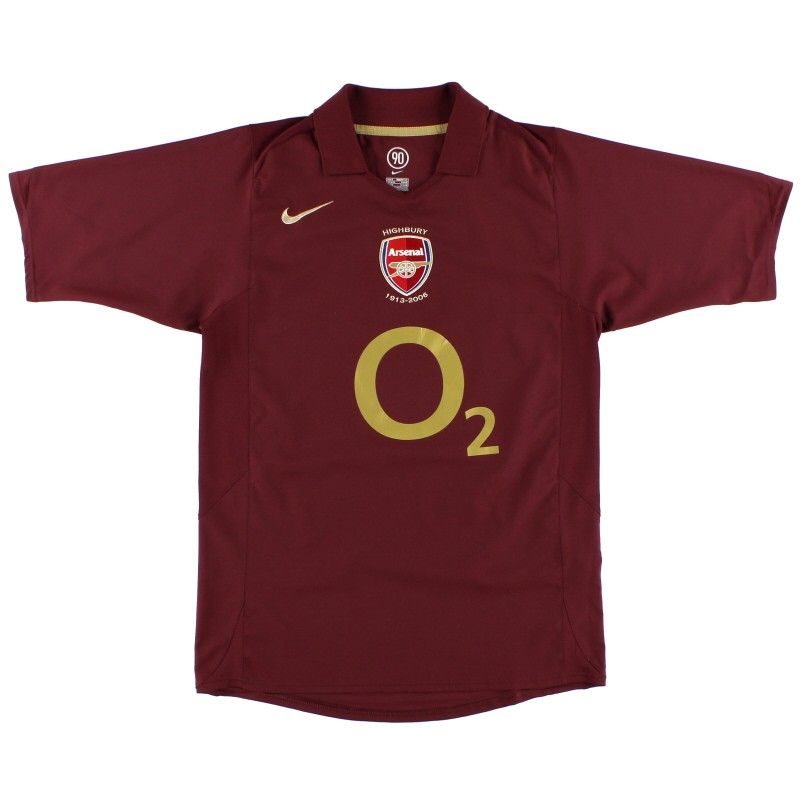 Maillot Domicile Arsenal 2005/2006