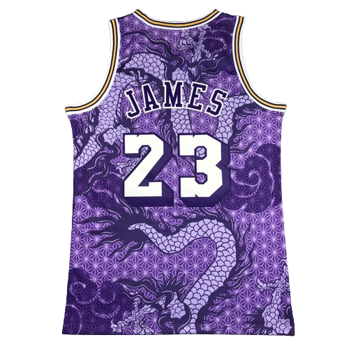 LOS ANGELES LAKERS LEBRON JAMES #23 YEAR OF THE DRAGON 2024