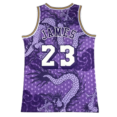 LOS ANGELES LAKERS LEBRON JAMES #23 YEAR OF THE DRAGON 2024