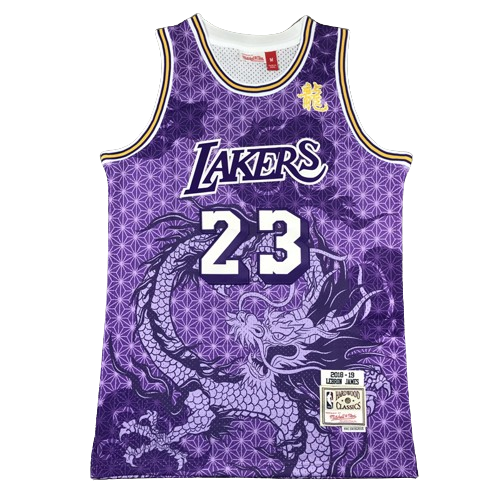 LOS ANGELES LAKERS LEBRON JAMES #23 YEAR OF THE DRAGON 2024