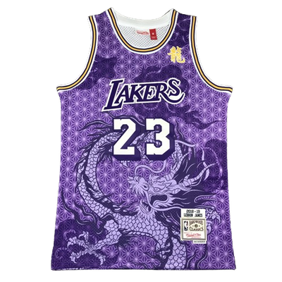 LOS ANGELES LAKERS LEBRON JAMES #23 YEAR OF THE DRAGON 2024