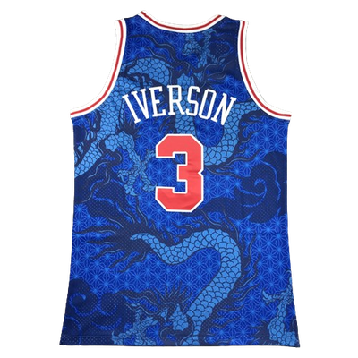PHILADELPHIA 76ERS ALLEN IVERSON #3 YEAR OF THE DRAGON 2024