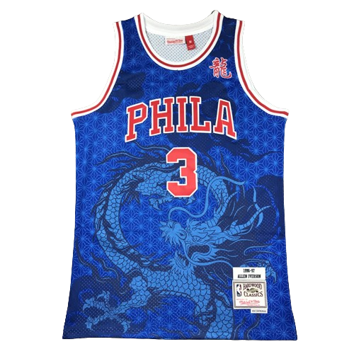 PHILADELPHIA 76ERS ALLEN IVERSON #3 YEAR OF THE DRAGON 2024