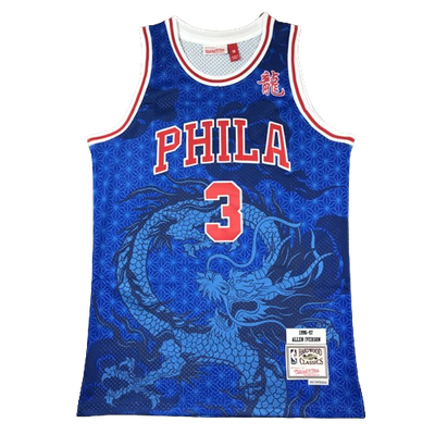PHILADELPHIA 76ERS ALLEN IVERSON #3 YEAR OF THE DRAGON 2024