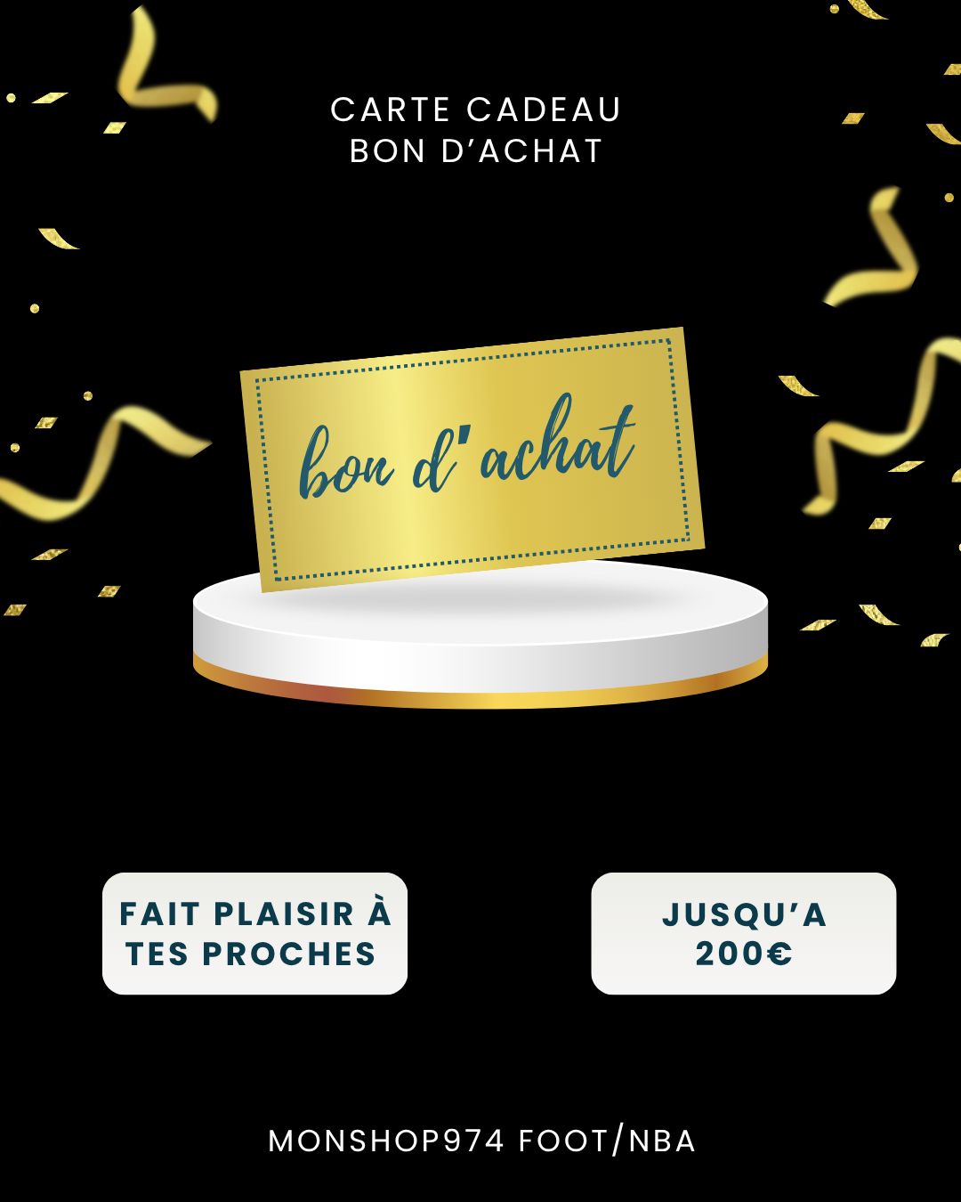 Carte cadeau - Bon d&#39;achat