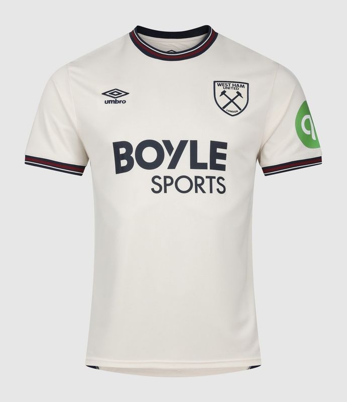WEST HAM MAILLOT EXTERIEUR 2025/2026