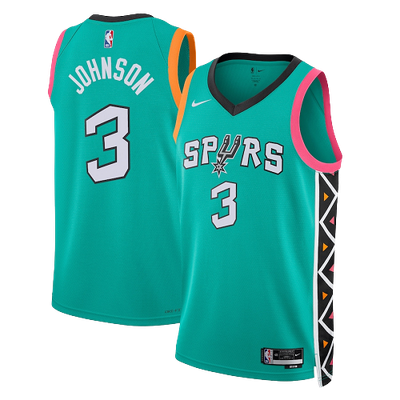 SAN ANTONIO SPURS GREEN CITY EDITION #3 KELDON JOHNSON 2022/2023