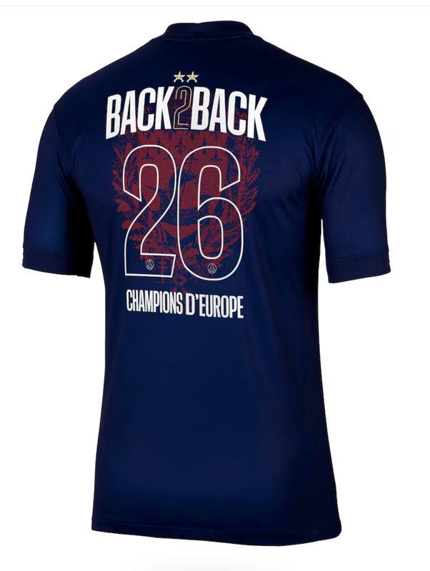PARIS SAINT-GERMAIN – MAILLOT BACK 2 BACK 2 ÉTOILES 2025/2026