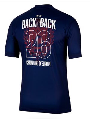 PARIS SAINT-GERMAIN – MAILLOT BACK 2 BACK 2 ÉTOILES 2025/2026