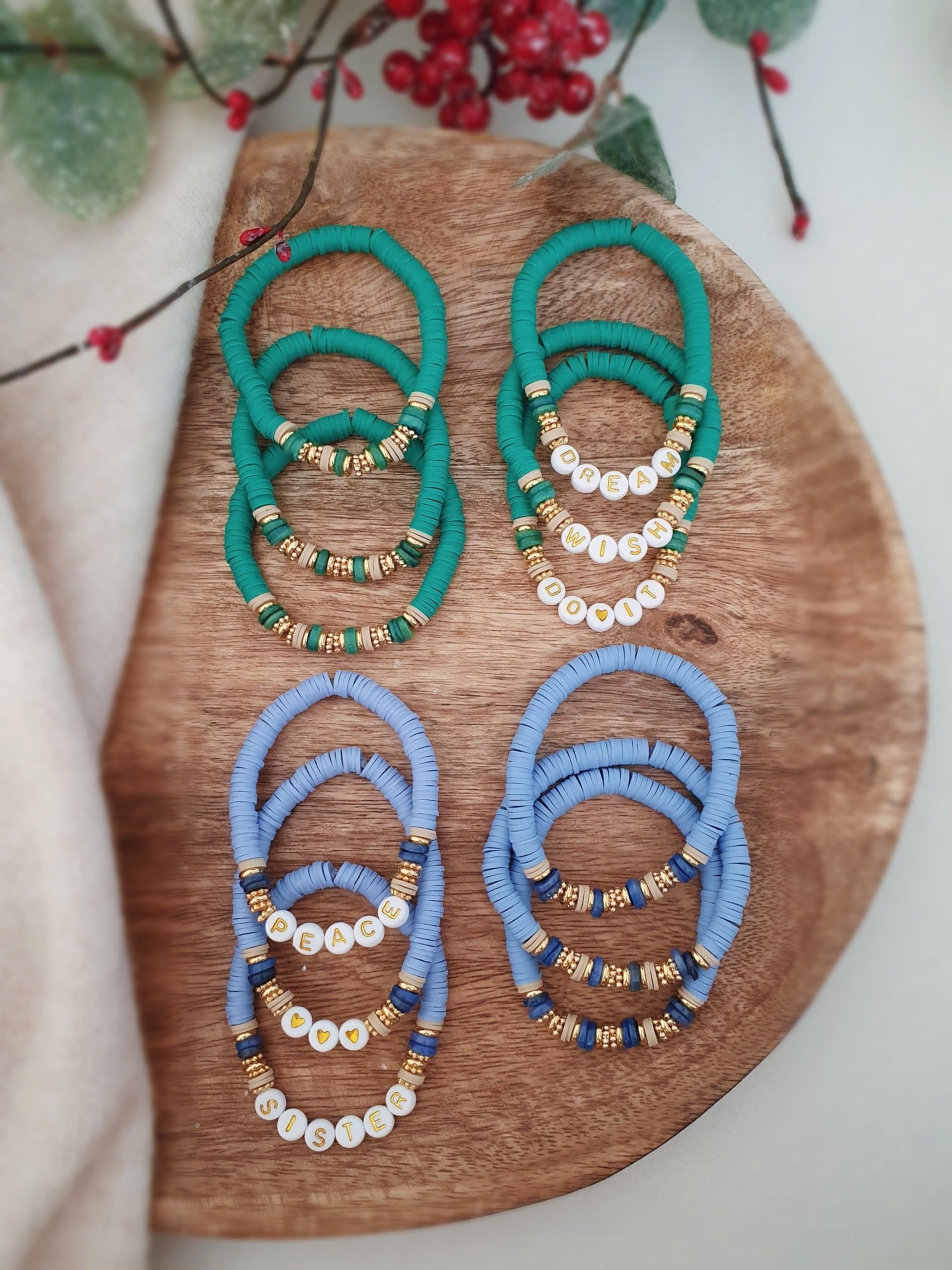 Armband ARI Blau Gold