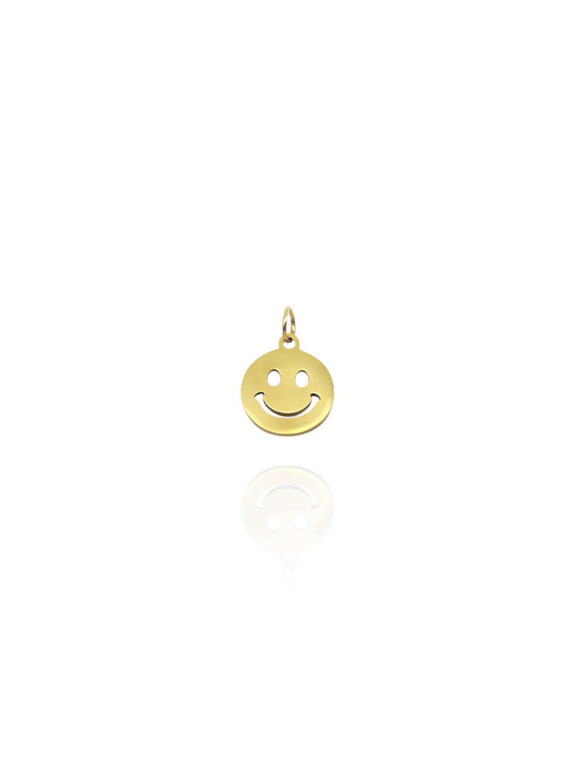 SMILEY Anhänger Gold Edelstahl - Bunter Schmuck