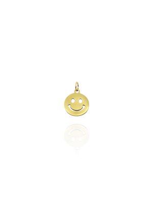 SMILEY Anhänger Gold Edelstahl - Bunter Schmuck