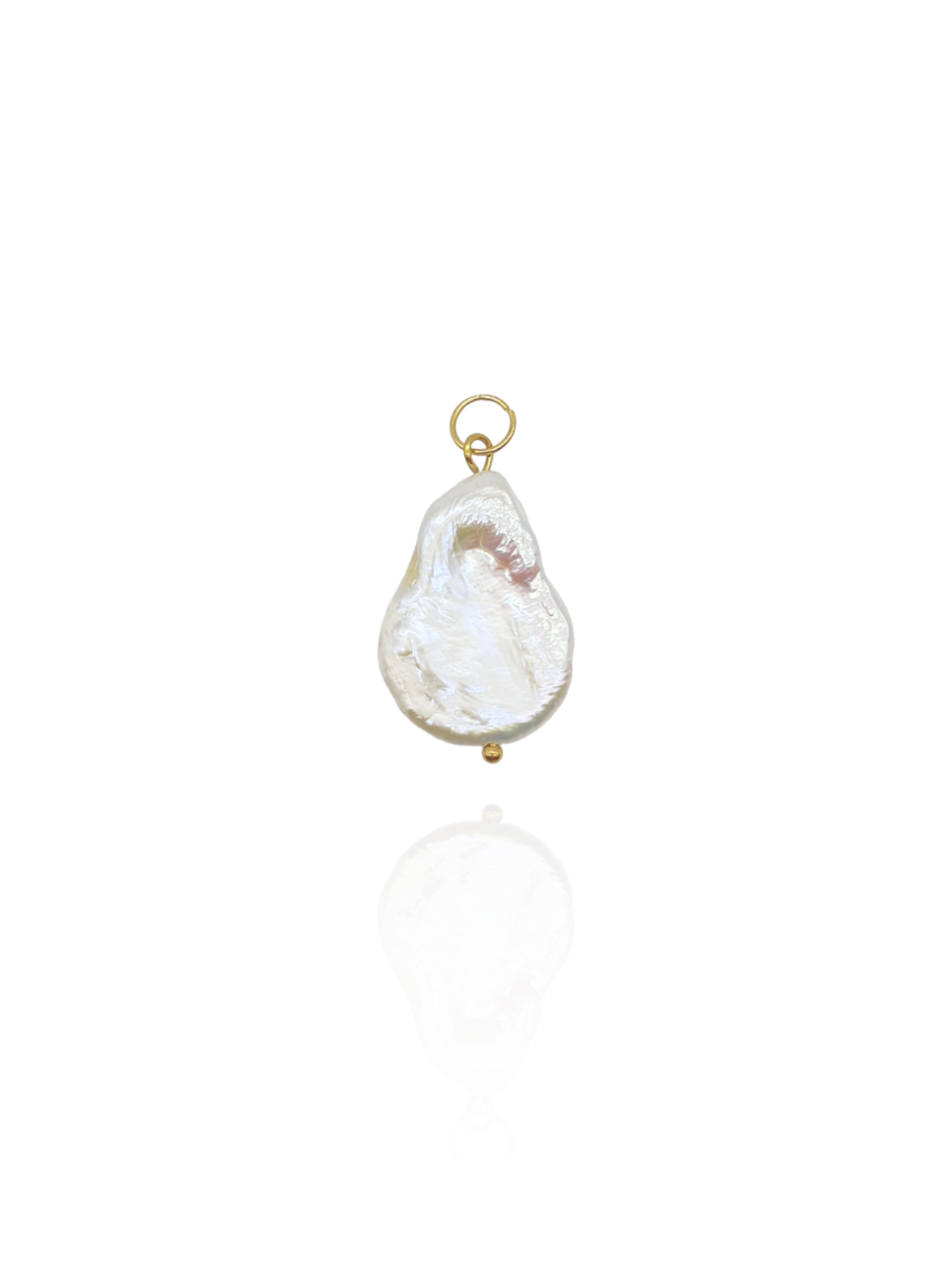 Anhänger TEAR Süsswasserperle gold - Bunter Schmuck