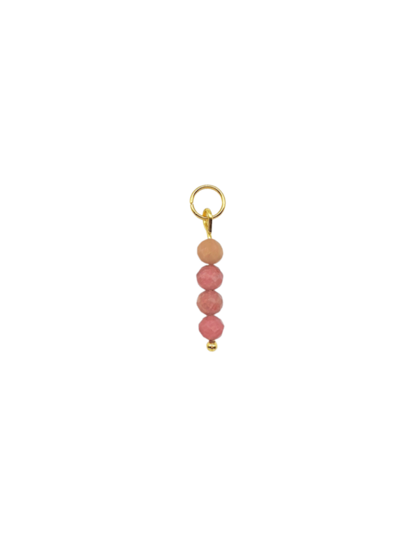 Anhänger Rhodochrosit Gold - Bunter Schmuck