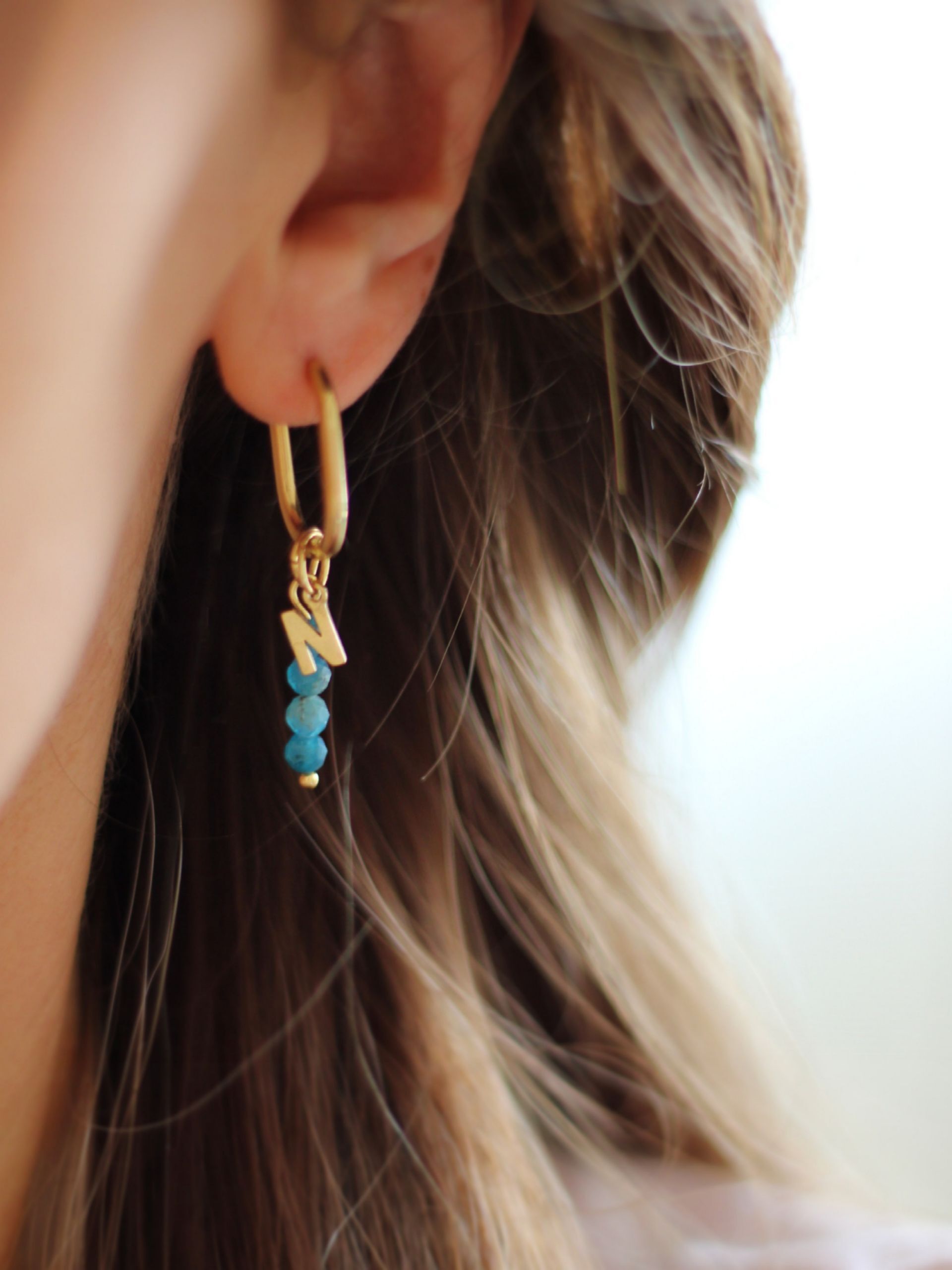 Anhänger Apatit Gold - Bunter Schmuck