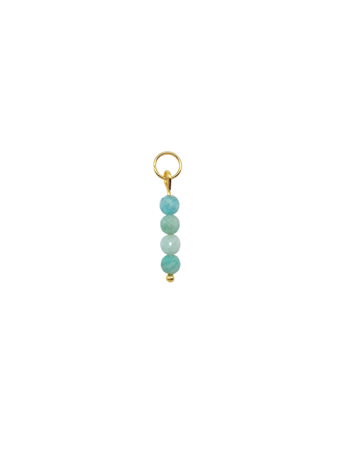 Anhänger Amazonit Gold - Bunter Schmuck