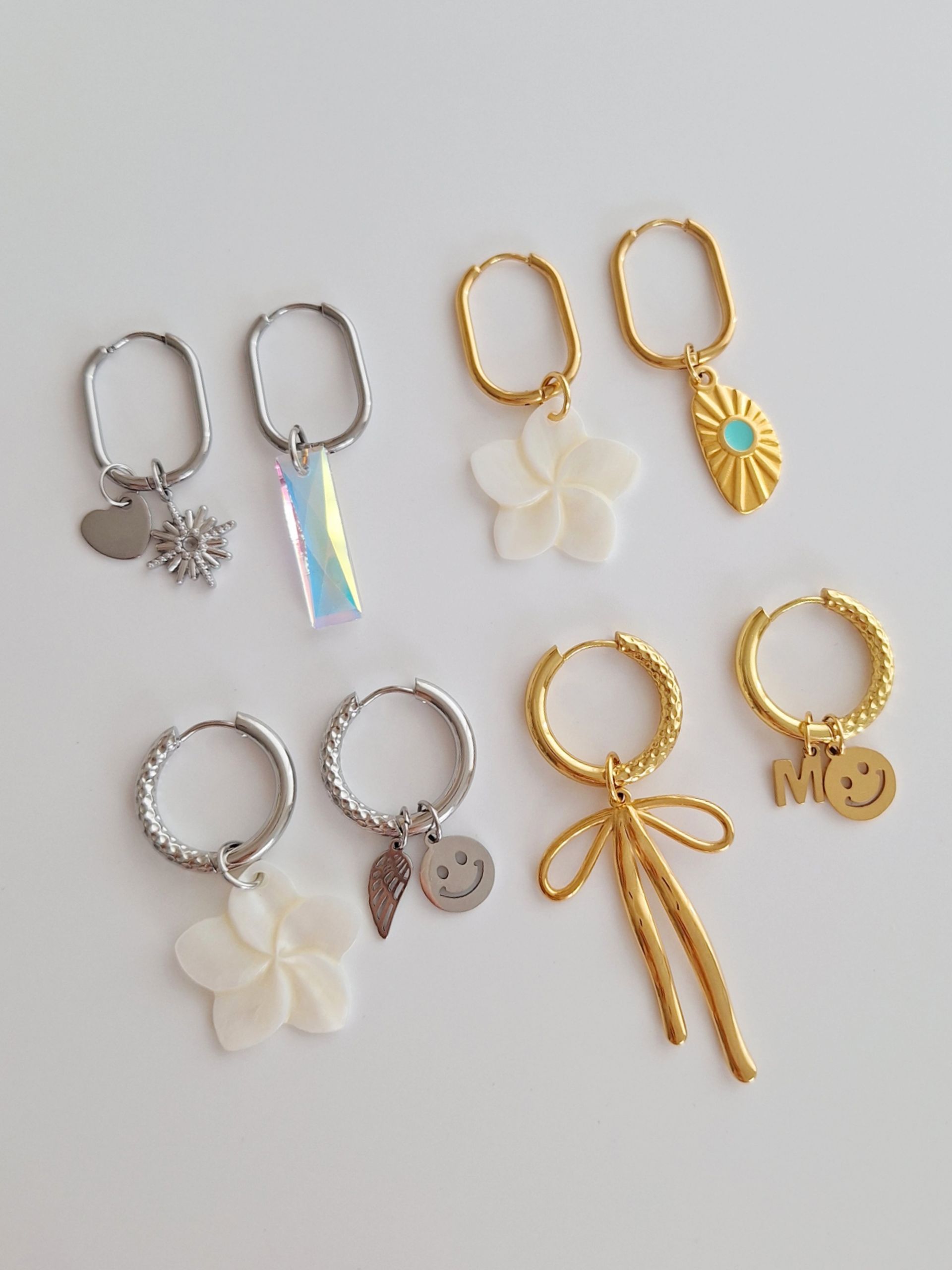 HERZ Anhänger Silber Edelstahl - Bunter Schmuck