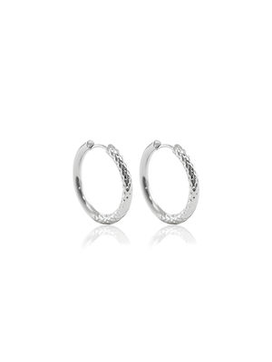 Creolen TAMI Ohrringe 21mm Silber Loop - Bunter Schmuck