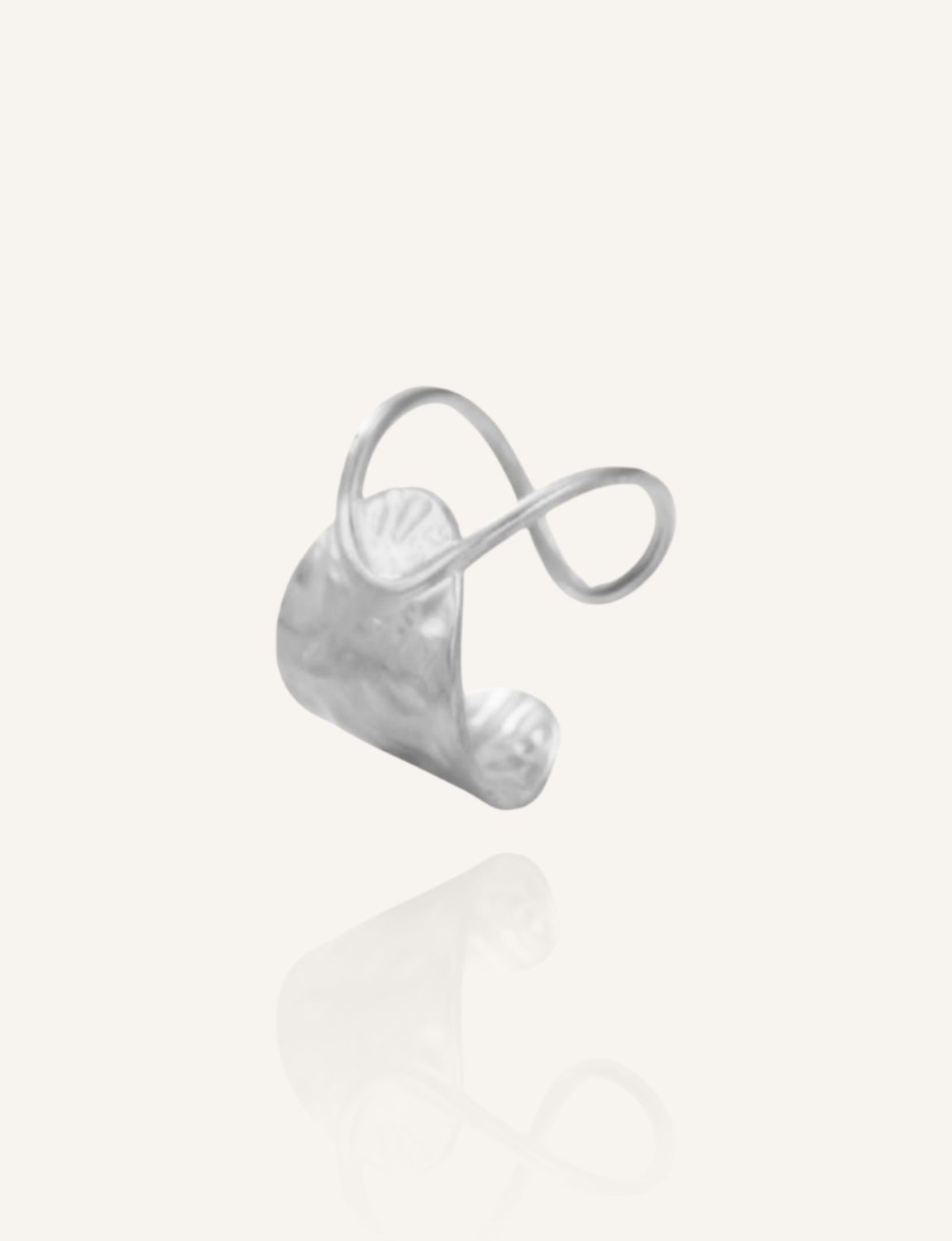 MAY Wasserfester Hippie Ring Edelstahl Silber - Bunter Schmuck