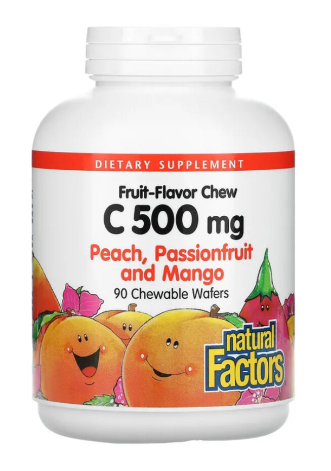 Natural Factors Vitamin C 500MG Chew
