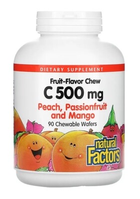 Natural Factors Vitamin C 500MG Chew