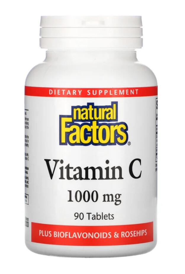 Natural Factors Vitamin C 1000MG w/Bioflavonids &amp; Rosehips