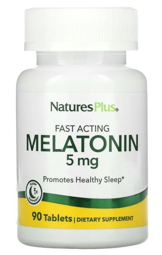 Natures Plus Melatonin, strength: 5mg