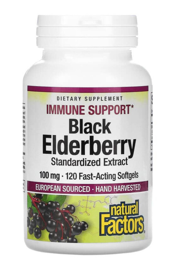 Natural Factors Immune Support Black Elderberry
