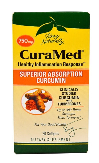 CuraMed, Size: 30ct, Form: Softgels, strength: 750mg