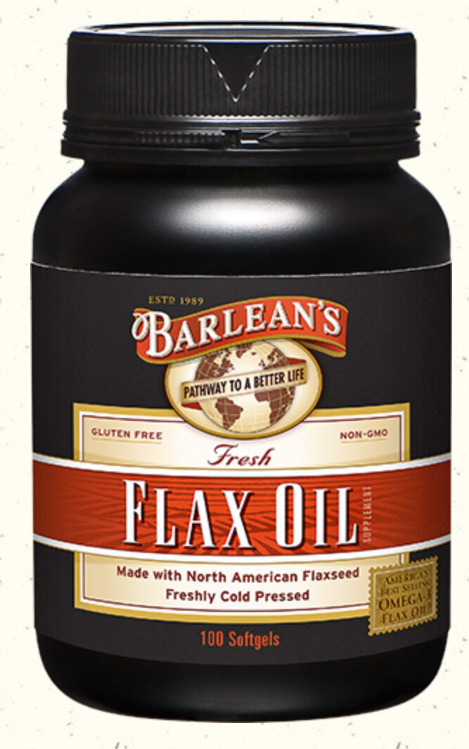 Barlean’s Flax Oil, Form: Fresh, Size: 100ct