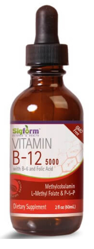 Sigform B-12 5000mcg, Size: 2oz