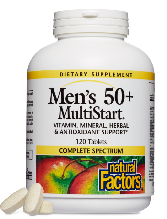 Natural Factors Men’s 50+ Multistart