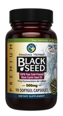 Amazing Herbs Black Seed Oil Capsules