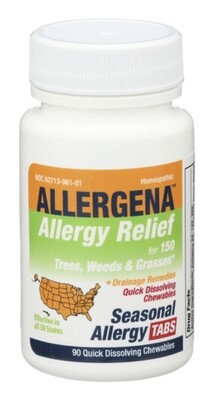 Allergena Allergy Relief Seasonal Allergy Tabs