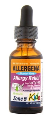 Allergena Allergy Relief Zone 5 KIDS 1oz